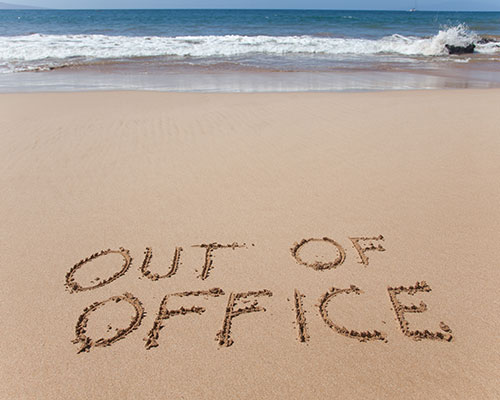 Sorry, I am out of the office. A guide to that all-important holiday message