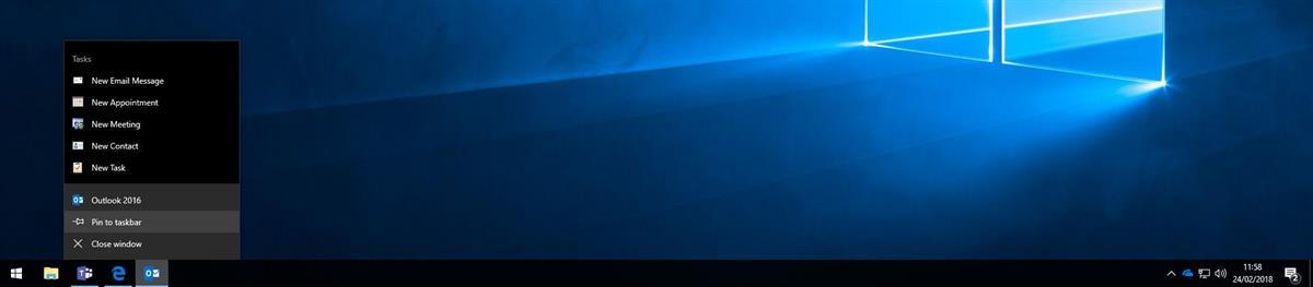 Pin to Taskbar Pin to Taskbar